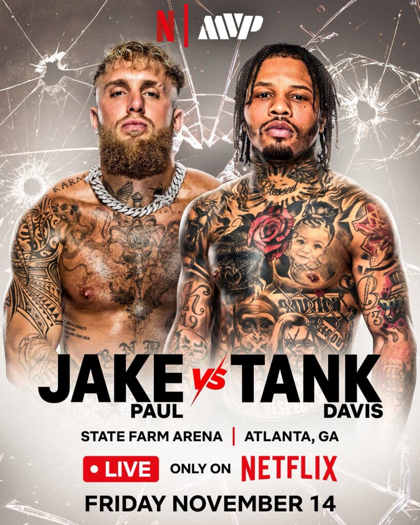 Jake Paul vs. Gervonta “Tank” Davis: Live on Netflix 1 Gy0GEnsWQAAhbb8